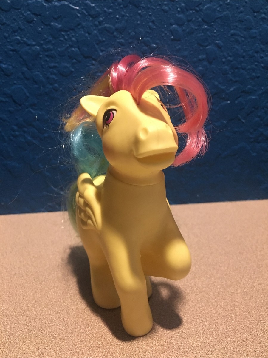 Vintage 1983 My Little Pony G1 Skydancer Yellow Rainbow Vintage 1983 My Little Pony G1 Skydancer Yellow Rainbow