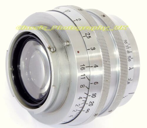 Zeiss BIOTAR 1:2 f=5.8cm Rare HEAVY Type Chromed Brass 58mm F2 Lens for Exakta - Picture 9 of 13