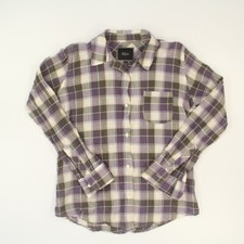 Rails Women's Button-up Shirt Size Medium Plaid Long Sleeve Cotton USA Made