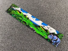 Data East Jurassic Park Pinball Machine Playfield Plastic Back Panel ORIGINAL