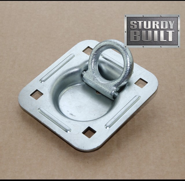 Stainless Steel Snowmobile Trailer Tie Down Plate 1/2 Inch Nut eBay