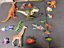 Animal Wildlife Toy Lot Of 16 Reptile Mammal Insect Science D0031
