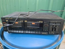 Vintage Marantz Stereo Dual Cassette Deck Player SD-160 Recorder black Parts
