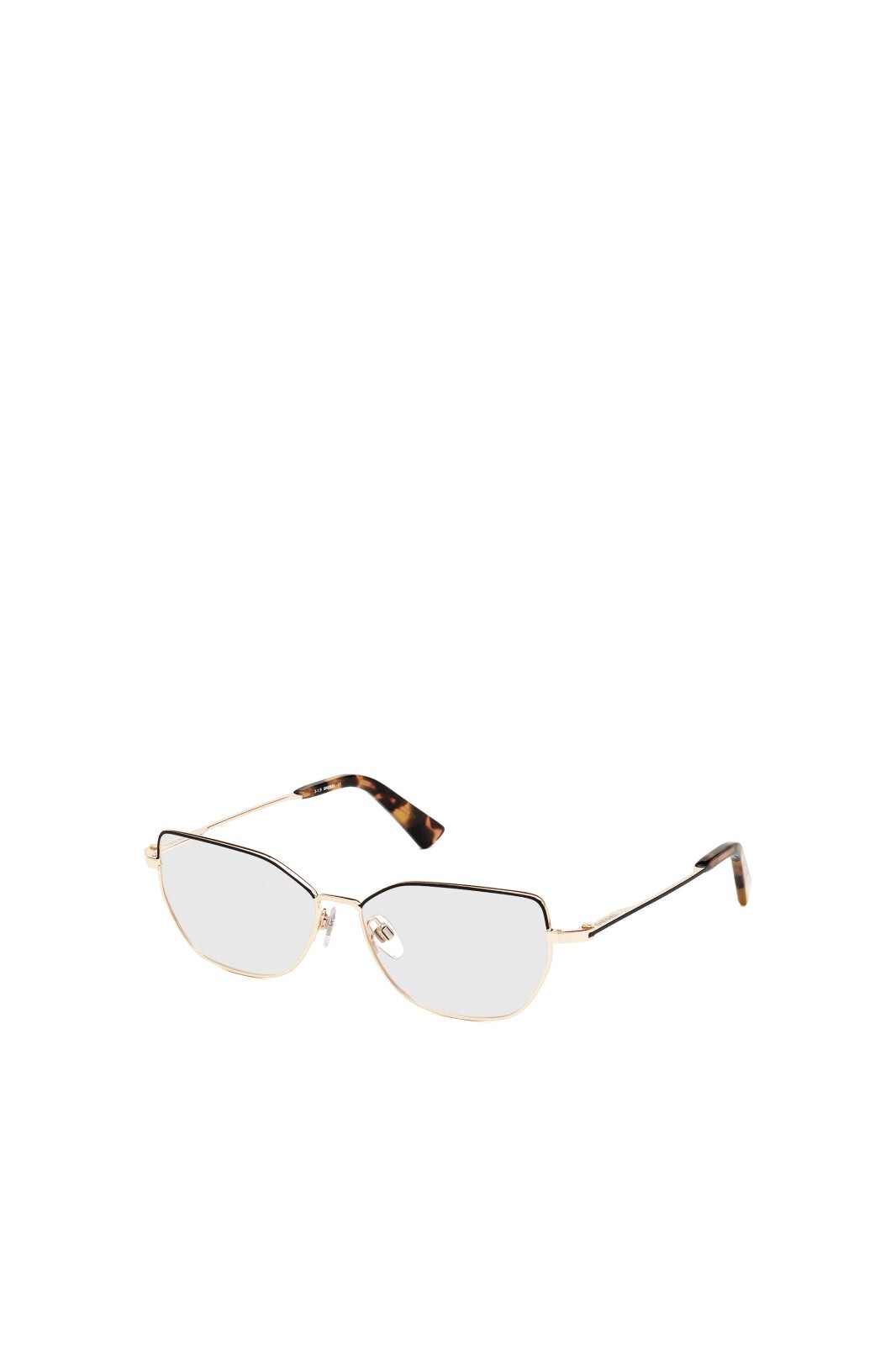 Diesel DL 5355 Black 002 Металлическая оправа для оптических очков Cat Eye 57-14-140 RX 18290₽