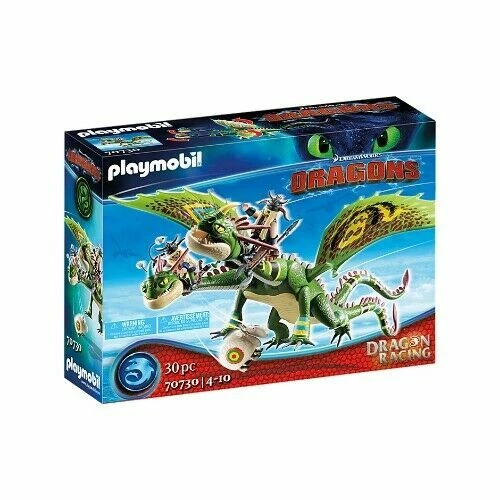 PLAYMOBIL Dragons Dragon Racing: Raffnuss und Taffnuss mit Kotz und Würg