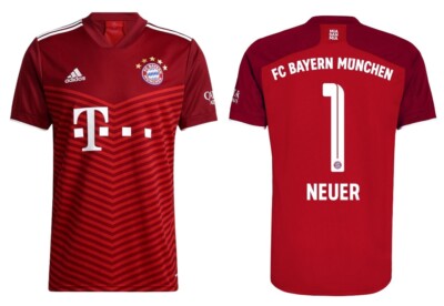 Trikot Adidas FC Bayern 2021-2022 Home Neuer I Heim Bundesliga UCL 