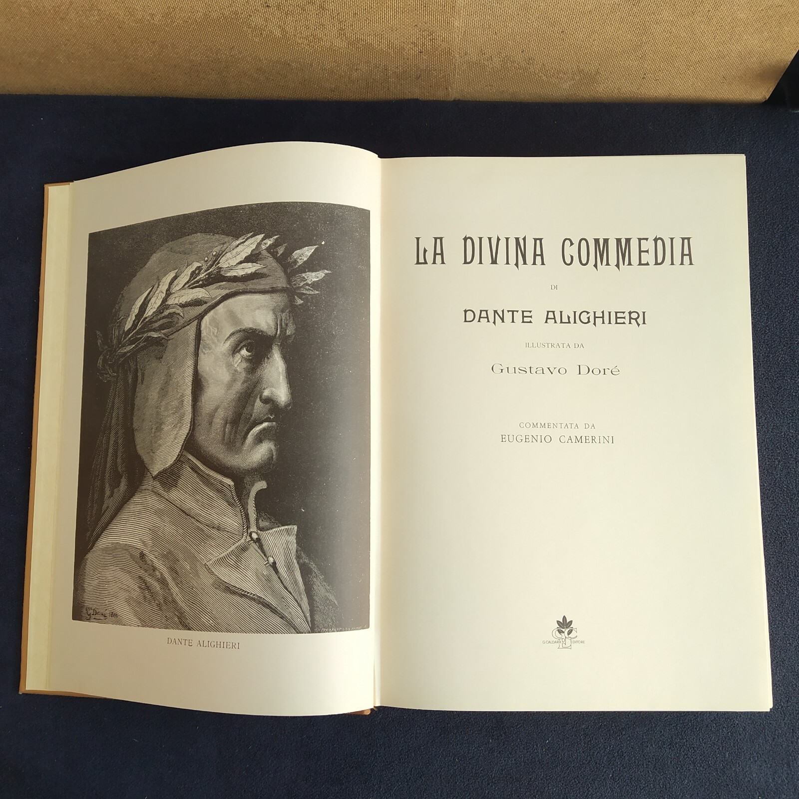 DANTE ALIGHIERI - LA DIVINA COMEDIA - GUSTAVE DORÈ EUGENIO CAMERINI - CALDARA