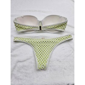 Victoria's Secret Women's Size 34C/D XS/S Neon Yellow 5 Piece Mix & Match Bikini