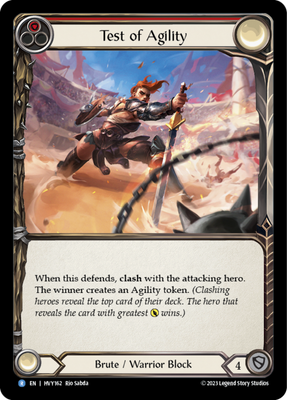 Flesh and Blood TCG Test of Agility [HVY162] (Heavy Hitters 
