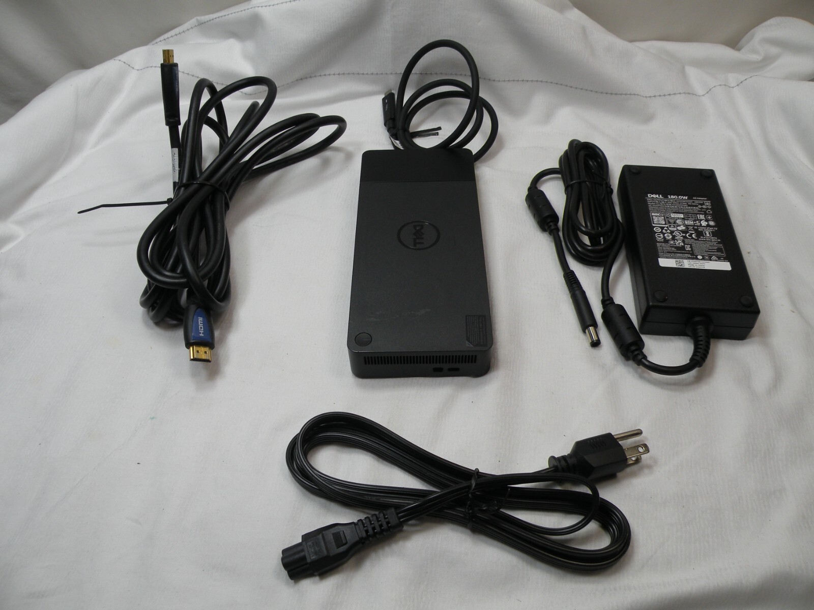 Dell WD19TB, K20A Docking Station, USB Type-C, w/12ft HDMI Cable & 180W P.S.