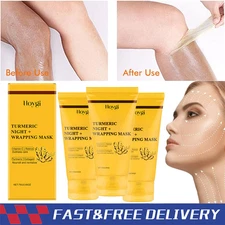 Kojic Acid Turmeric Collagen Night Wrapping Mask, Overnight Mask For Brightening