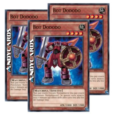 3x BOT DODODO   (Dododo Bot)   Comune   BP02 IT118   Unl   Yugioh!   ANDYCARDS