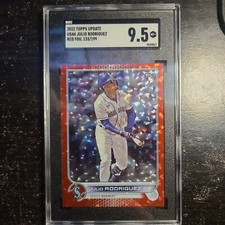 2022 Topps Update Series - Red Foil #US44 Julio Rodriguez /199 (RC)
