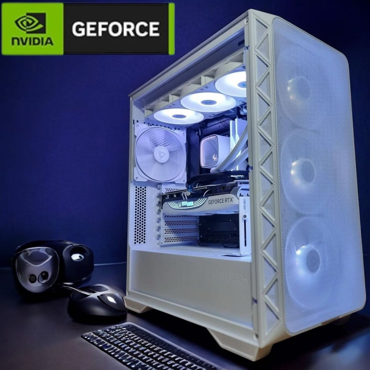 Gaming Desktop I7 16gb Ram 1tb Ssd Liquid Cooled Gaming PC Desktop