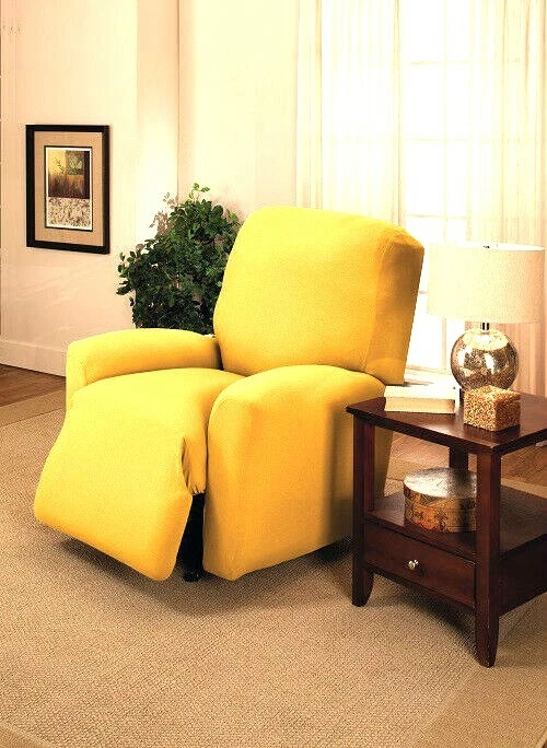 Yellow lazy boy recliner new arrivals