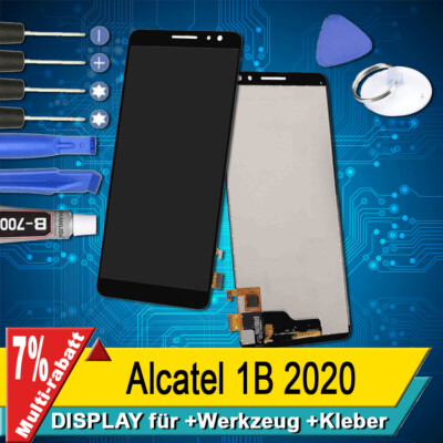 Display Für Alcatel 1B 2020 5002 Komplettes Bildschirm Lcd Touchscreen Schwarz +