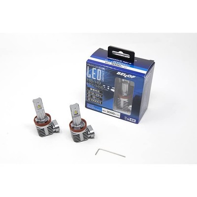 Bellof Head & Fog Led Bulb Light Kit Precious Ray R 6000K H8/H9 