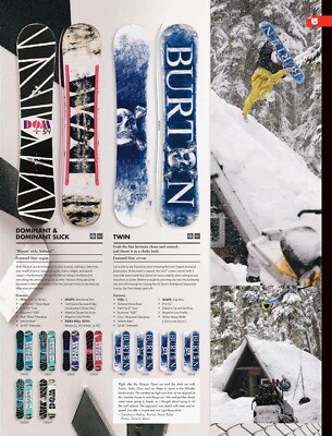 Burton Dominant 2008 “Park King” Snowboard 159cm Ride RX