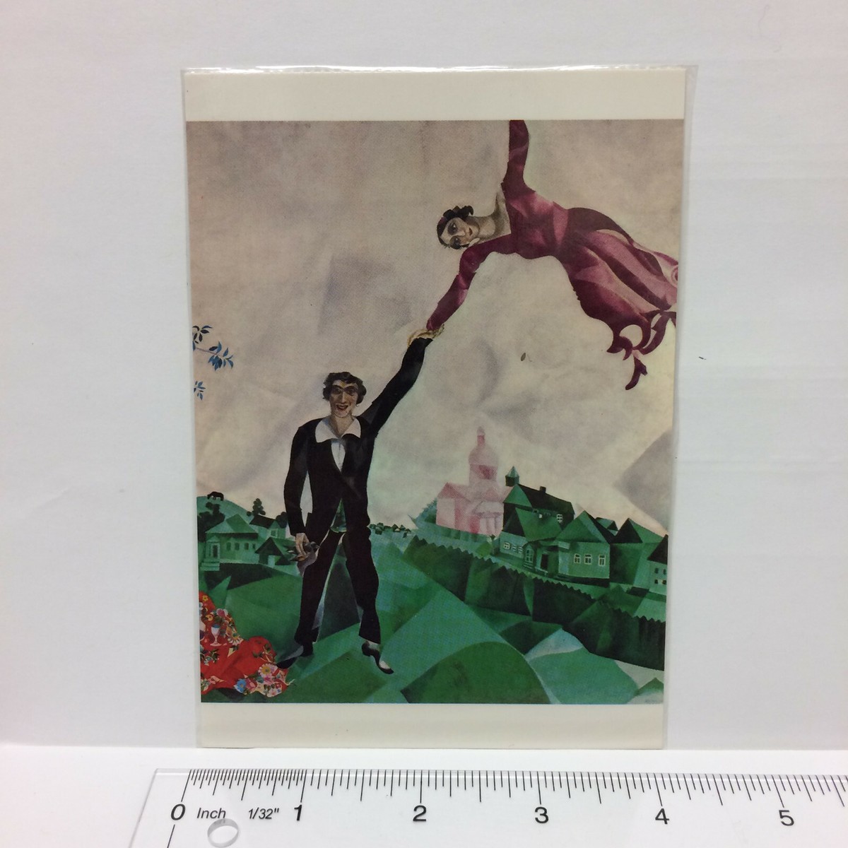 Postcard Marc Chagall The Walk 1917 Couple Love Art Print | eBay
