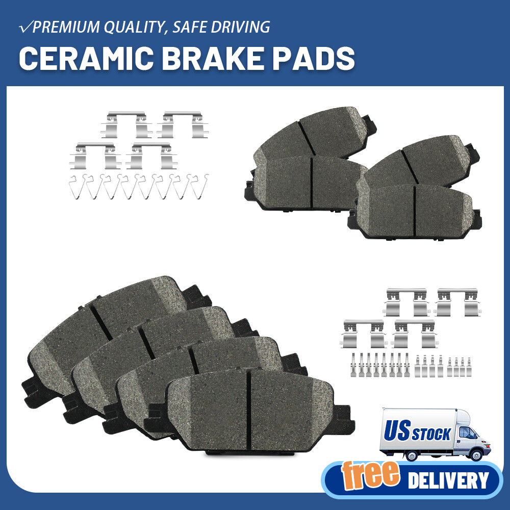 Front Rear Ceramic Brake Pads For Honda CR-V 2017 2018 2019  2020 2021 2022 2023
