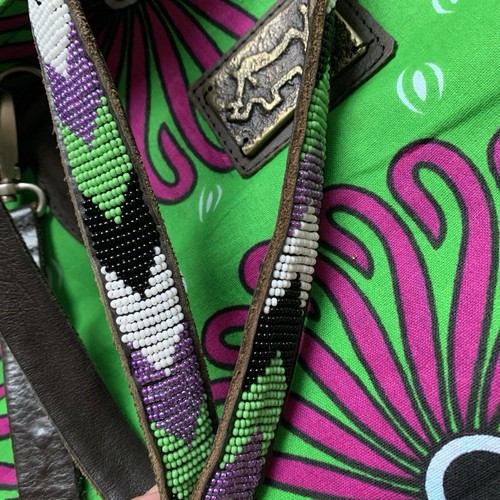 Kenyan fabric Travel large tote - Picture 5 of 6