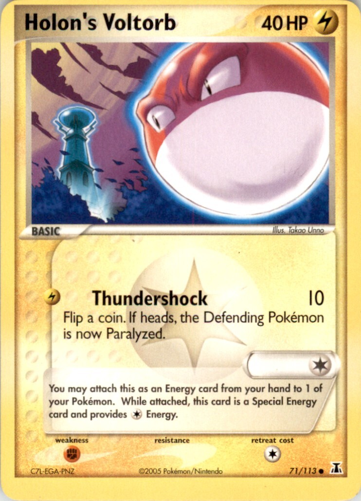 2005 Pokemon EX - Delta Species #71 Holon’s Voltorb NM