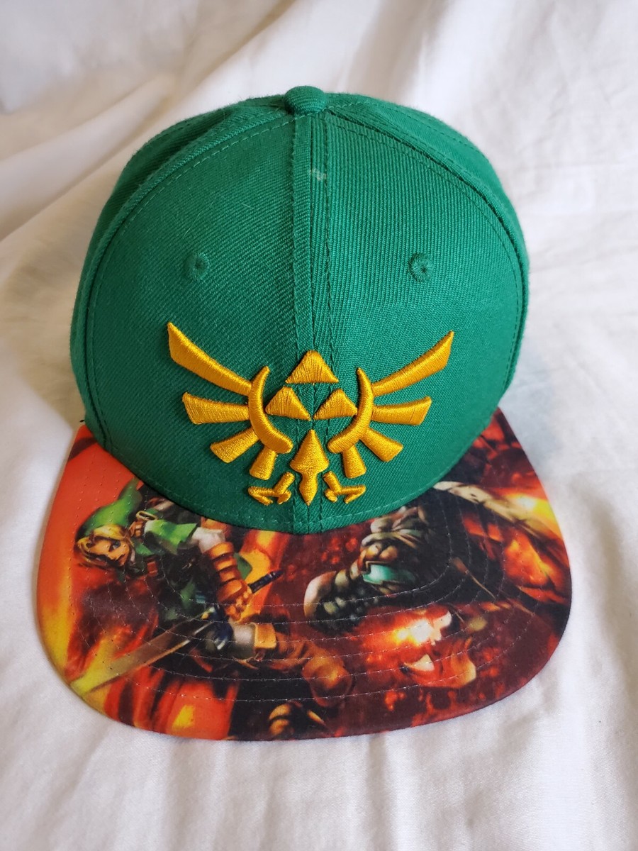 Nintendo - LEGEND OF ZELDA - Ocarina Of Time 3D Snapback Hat Flat