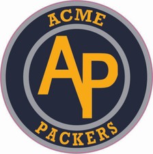 Acme Packers Inspired Mini Football Helmet Decals