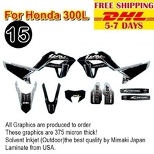 T4 Motocross Graphics Stickers Kit For Honda Crf300l Whole Bike Decals Kits New T4 Motocross Graphics Stickers Kit For Honda Crf300l Whole Bike Decals Kits New