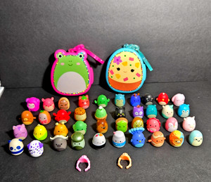 Lot of 40 Squish-a-longs 1” Mini-Squish With Extras.
