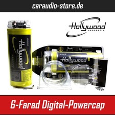 Hollywood HCM 6 - Kondensator - Powercap - 6 Farad - CarHifi - inkl Volt-Anzeige
