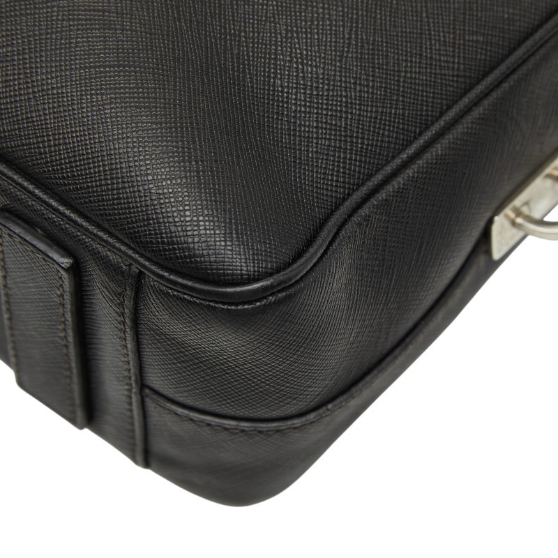 PRADA Triangle With logo Business bag briefcase handbag mens 【Used】 thumbnail 6