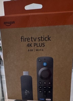 Amazon Fire TV Stick 4K Plus 8GB Wi Fi 6 Streaming Stick 2160p Schwarz