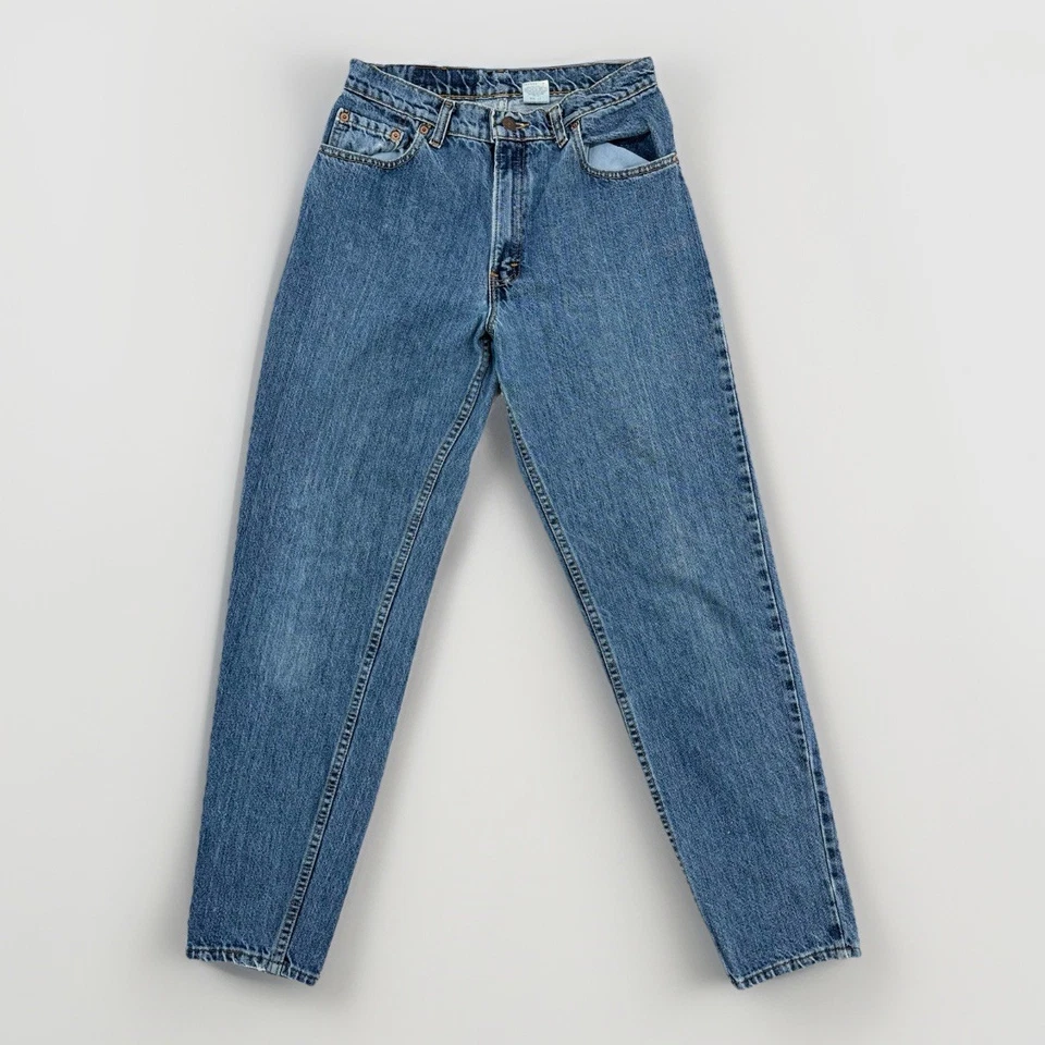 VTG 90s Levi's 550 Made In USA Relaxed Tapered High Rise Mom Jeans Women’s 11M - Image 3 of 4