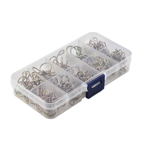 126 Pcs/set Spring Clip Air Tube Clamps Assortment Kit Fuel Oil Hose Line Clips - Picture 8 of 12