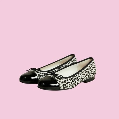 Vintage French Sole pony skin ballet flats