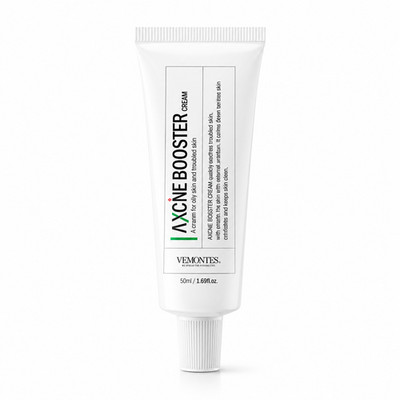 VEMONTES AXCNE Booster Cream 50ml Luxury Korean Esthetic Moisturizer