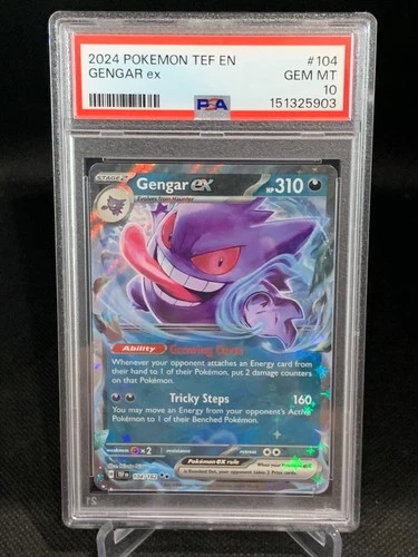 Gengar ex 104/162 SV05: Temporal Forces Holo PSA 10