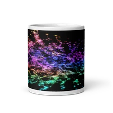 Particle Pizzazz Gradient Ceramic 11oz Mug - Coffee Cup Drink Tea Cup