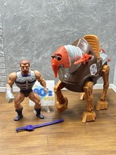 Fisto & Stridor MOTU Masters Of The Universe Vintage He-Man 100  Complete