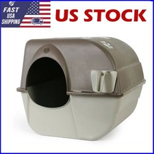 Paw Roll 'N Clean Self Cleaning Cat Litter Box Indoor Durable