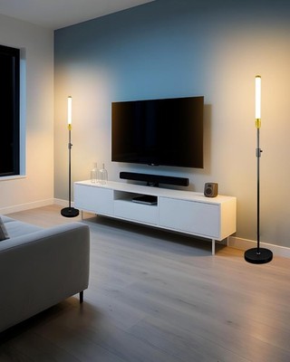 68'' LED Floor Lamp for Living Room, Stepless Dimmable(10-100% Brightness) Sta...