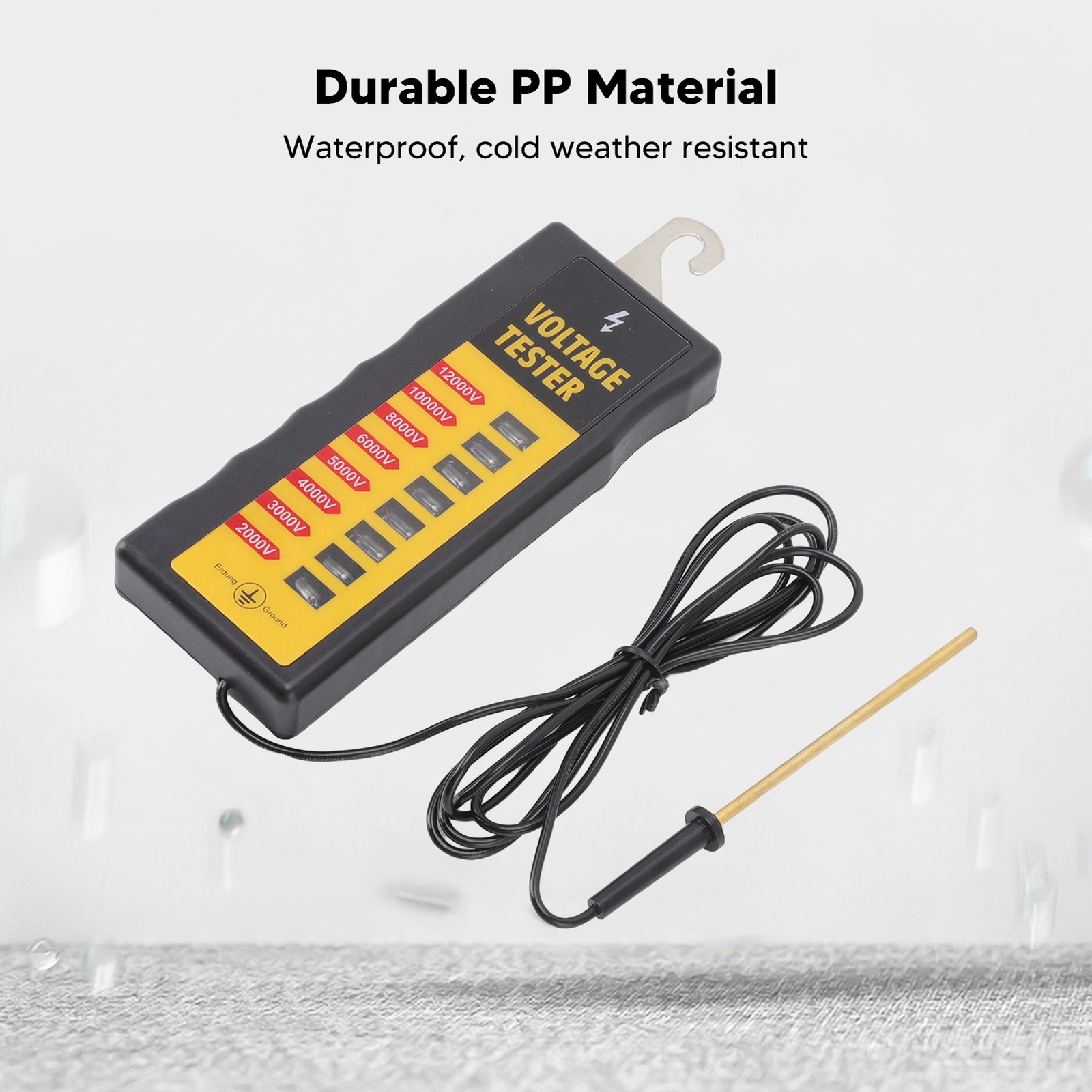 Electric Fence Voltage Tester Fault Finder 2000-12000V Farming Equipment