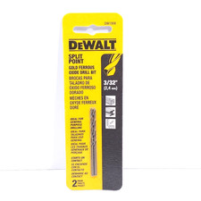 DeWALT DW1906 3/32 Split Point Gold Ferrous O...