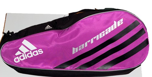 ADIDAS BARRICADE RACQUET BAG, Deep Pink and Black - Afbeelding 23 van 24