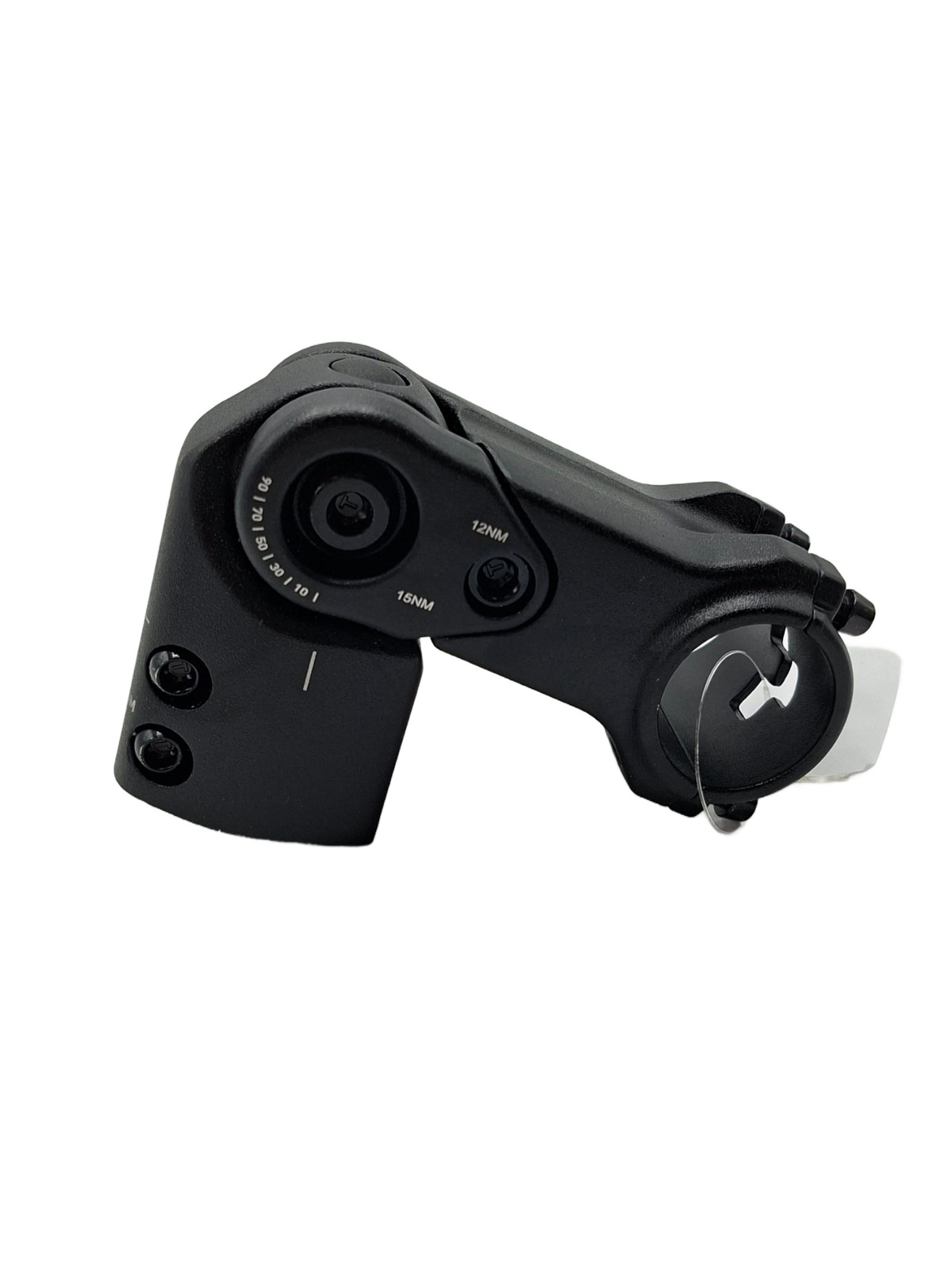 Potence vélo ajustable en aluminium noir guidon 31.8 mm