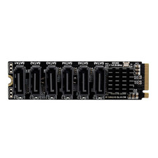 RL-PH516-M.2 (M-Key, PCIe Gen3) auf 6× SATA ...