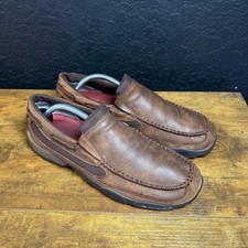 Twisted X Driving Moc MDM0003 Brown Leather S...