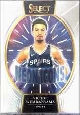 Panini 2024-25 Select Victor Wembanyama Spurs Neon Icons Insert #23
