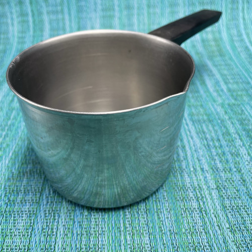 Sartén para salsa Foley sartén para derretir 2 tazas caños calentador de mantequilla acero inoxidable mango negro - Imagen 1 de 10